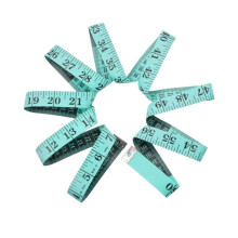 Strong 60 Foot Double Scale Measuring Tape For Sewing-Green