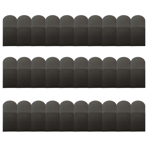 30Pcs 300GMS Paper Envelopes 5x7Inch Flipping Envelope-Black