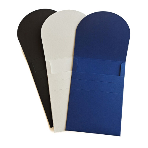 30Pcs 300GMS Paper Envelopes 5x7Inch Flipping Envelope-Black 1
