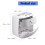 Sturdy Plastic Materials Toilet Paper Storage Box With-grey 4