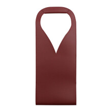 Fashionable Wine Bag PU Leather Wine Sleeve Wine Bag-Burgundy