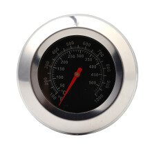 Grillthermometer, Hitzeanzeiger aus Edelstahl, Ersatz für Stok Grill, großer Temperaturbereich, wasserdicht, 7,6 cm Zifferblatt, 5,1 cm Schaft, gut