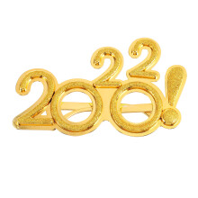 3 Pairs Funny 2022 Eyeglasses New Year Party Eyewear Accessory