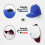 10Pcs/pack Adhesive Hat Hooks for Wall Closets Bedroom,-Clear 5