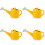 4Pcs Mini Watering Kettle For Small Plants And Dollhouse Use 7