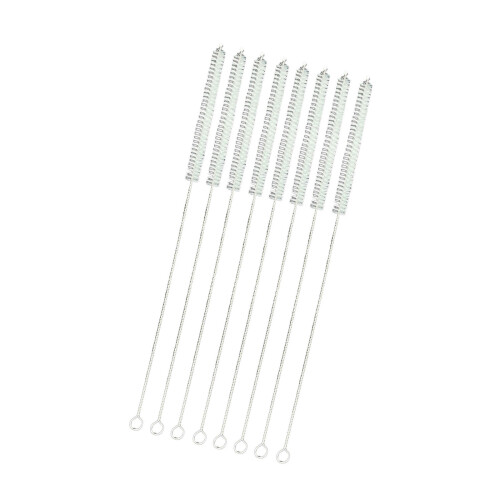 Set van 6/8/12 multifunctionele stroborstels Stro--Wit 8 stuks