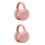 2Pcs Foldable Earmuffs Unisex Winter Ear Warmers Pink 5