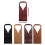 Wine Bag PU Leather Wine Pouches Light &Comfortable-Light Brown 4