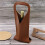 Wine Bag PU Leather Wine Pouches Light &Comfortable-Light Brown 7