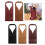 Wine Bag PU Leather Wine Pouches Light &Comfortable-Light Brown 3