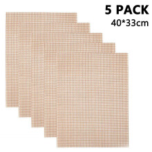 BBQ Grilling Mesh Mat For Outdoor Grill, Versatile Grilling Stainless Steel Grill Net High Temperature Resistant