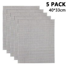 Grill Accessories Set, Reusable Design Stainless Steel BBQ Grilling Mesh Mat For Outdoor Picnic, Easy Clean Non-Stick Surface
