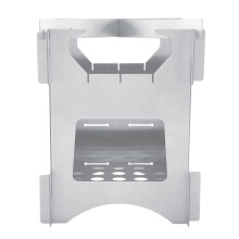 Fornello a legna portatile ultraleggero in acciaio inossidabile, facile da montare, pieghevole, ideale per campeggio all'aperto, picnic, barbecue,