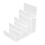 Clear Acrylic  Multilayer  Wallet -Four Layers Clear 1