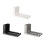 Compact Dish Storage Rack Drying Stand with Drain Outlet-Gray 4