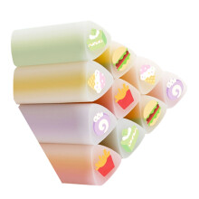 10 Pcs Lovely Painting Eraser Creative Pencil Erasers-Desserts