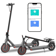 Monopattino Elettrico Pieghevole per Adulti Ladped, 25 KM/H 7.8AH, Pneumatici Pieni da 8.5"