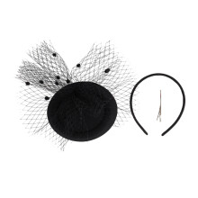 4Stück Tea Party Hut Damen Mesh Baffle