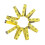 Professional Multiple Purpose 150cm Cloth Tape Measure-Yellow 1