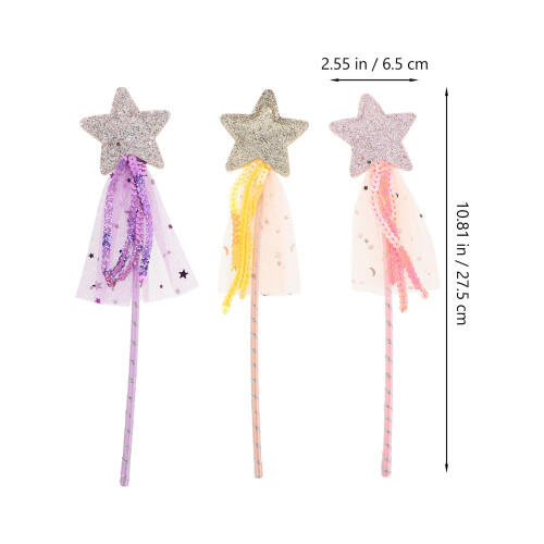 6 Kinder Halloween Fee Angelstab Katzenreizstab 1