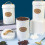 3Pcs Vintage Kitchen Canister Set with Lids Practical-Black 6