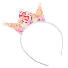 5 Stirnband Glitzer Haarband Tiara Für