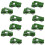 12 Pcs Small Truck Model Toy Pull Back Car For Kids 7