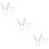 3Sets White Bunny Costume Set with Rabbit Ear Headband Bow Tie Tail 9