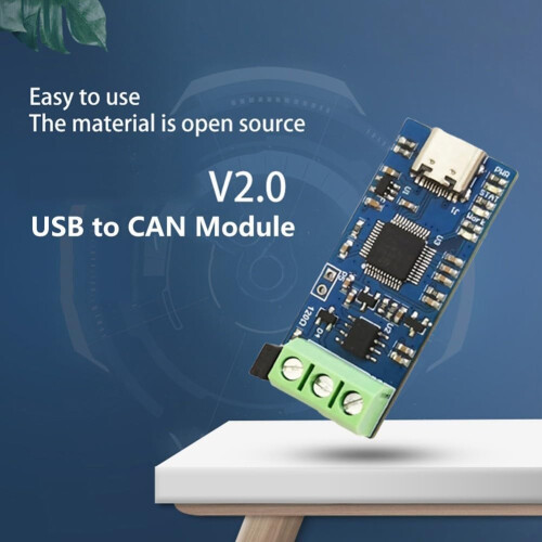 USB to CAN Module V2.0  Compact USB Interface, MultiProtocol CAN Support, Firmware Update Ready 1