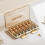 Clear Plastic Weekly Bolus Box 21 Openings Daily-White 7