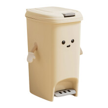 Moderne vuilnisbak dubbele deksel vuilnisbak-15L creatief model