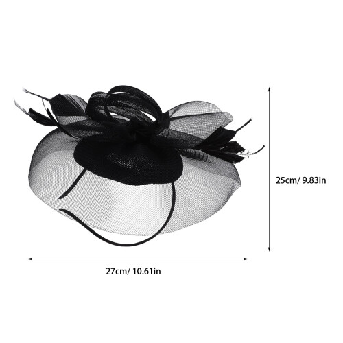4Stk Barrette Hut Damen Europäisch 1