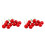 96Pcs Lifelike Red Artificial Fruit Berries for Decoration and Display 2