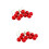 96Pcs Lifelike Red Artificial Fruit Berries for Decoration and Display 7