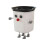 Creative DIYs Garbage Bin Plastic Waste Basket-Black and White 1