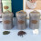 3Pcs Vintage Kitchen Canister Set with Lids-     Off  white 7