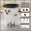 Creative DIYs Garbage Bin Plastic Waste Basket-Black and White 5