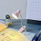 Rotatable Tiny Table Lamp 360 Degree Rotating Neck-Pink 6