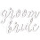 3 Sets Holz Hochzeitsstuhl Schild 1