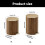Modern Trash Can Wood Grained Texture Garbage Bin Sealed-9L 4