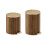 Modern Trash Can Wood Grained Texture Garbage Bin Sealed-9L 2
