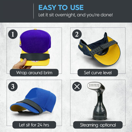 Fashionable Hat Forming Aid Convenient Hat Shaping Device-Black 2