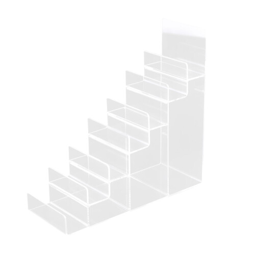 Sturdy Acrylic Display Rack With-Seventh floor Clear
