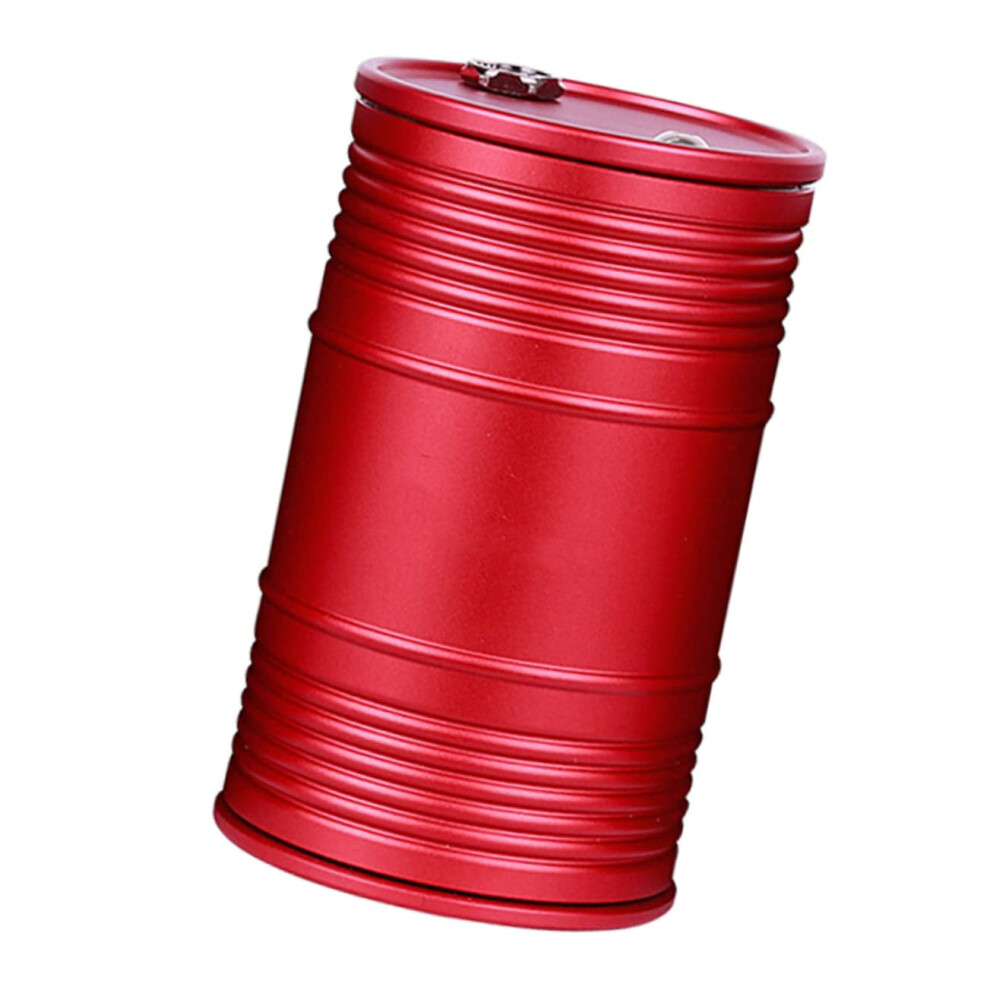 Car Ashtray With Lid Smokeless Mini Portable Vehicle Ashtray Indoor Outdoor Use Red 9339159513514