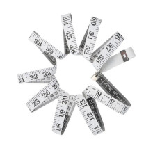 Flexible 60 Foot Sewing Tape Measure With Clear Royal-White