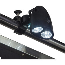 La luce definitiva per grigliate notturne, il LED bianco extra luminoso illumina il tuo spazio di cottura, la rotazione dell'angolo offre un
