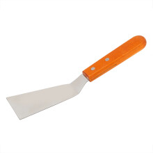 Stainless Steel Slotted Turner with Wood Handle, Cooking Utensil for Heat Resistant, Easy Clean, Non Slip Grip, Durable, Multi-Function Kitchen Tool