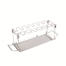 Suporte para Coxas de Frango em Aço Inoxidável, Ideal para Assar na Vertical em Grelhas ou Fornos, Compatível com Todos os Tipos de Grelha: a