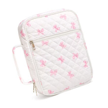 Housse matelassée Portable pour femmes,-Motif blanc rose b