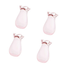 Vase collecteur de moustaches de chats en verre,-Rose
